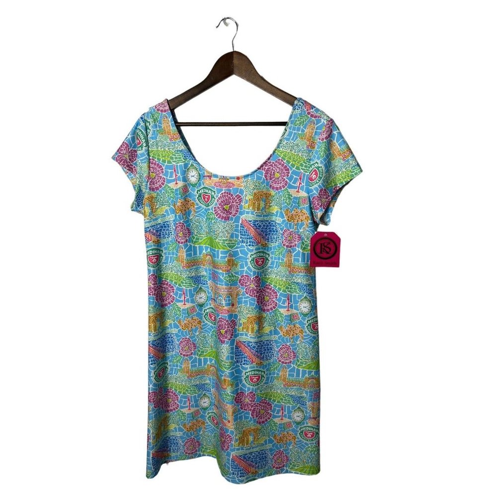 Kaeli Smith Women's Print dress Medinah Country Club Size‎ XL